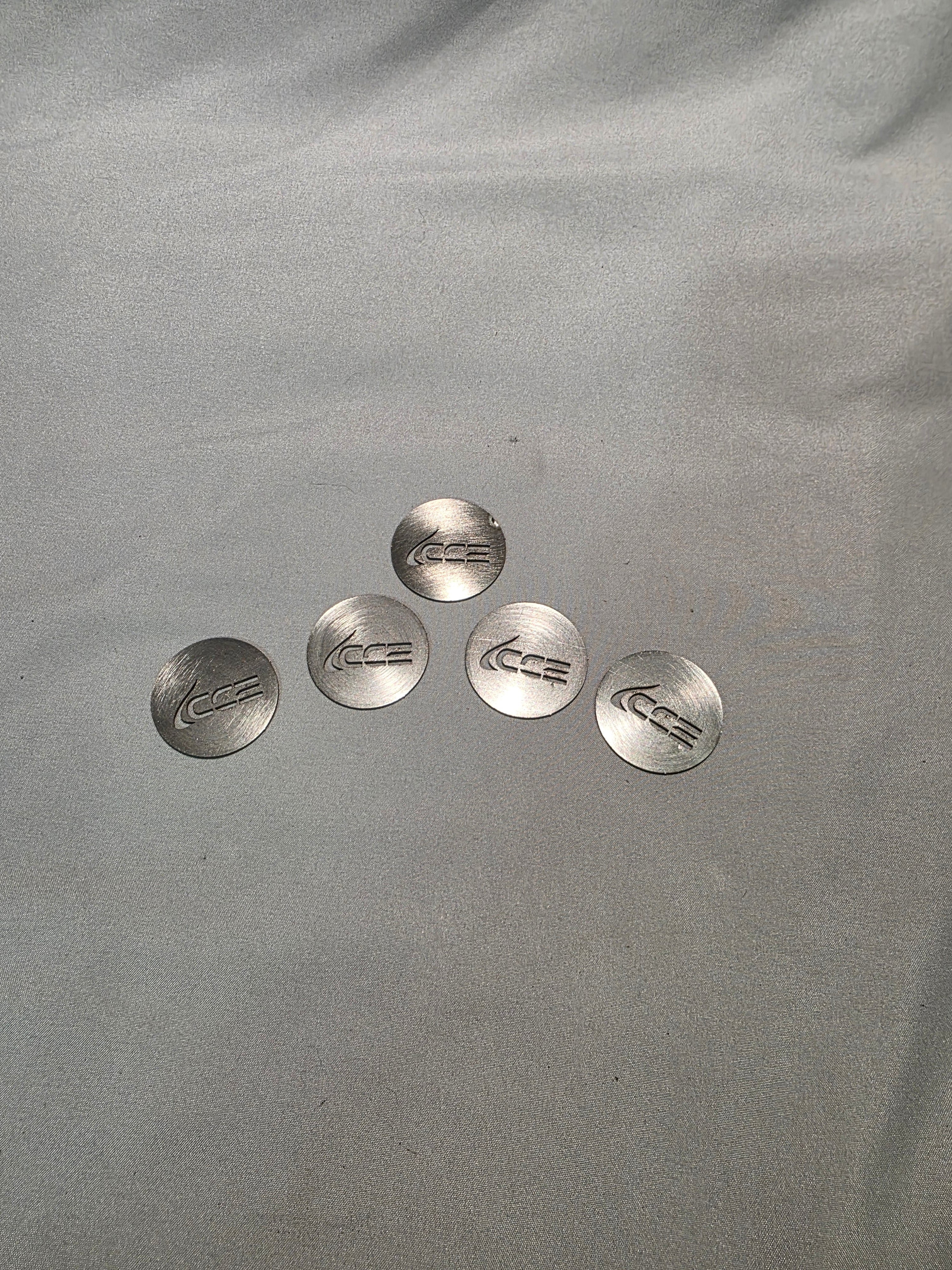 Titanium CCZ logo Keychain